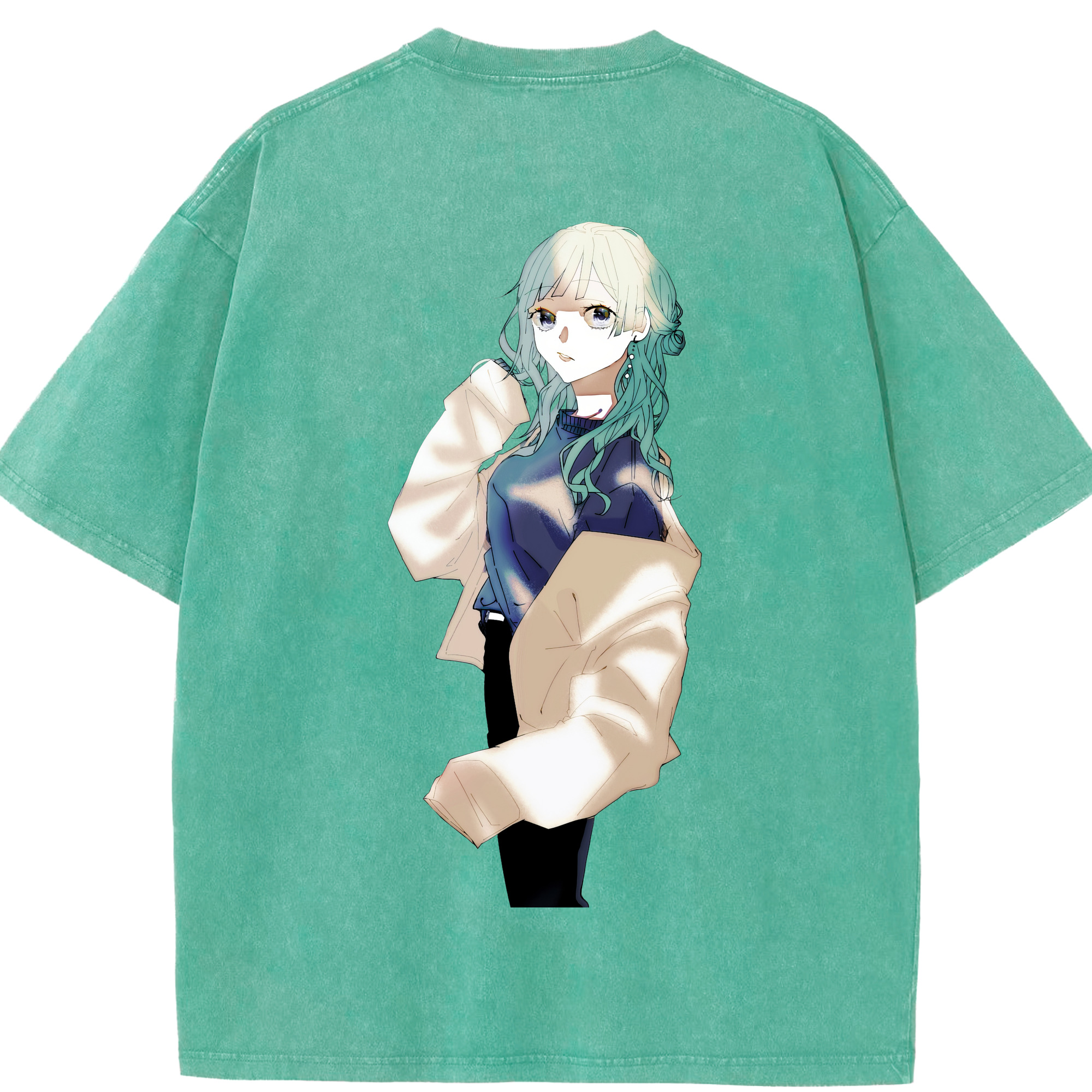 （画像用） 呪術廻戦 Jujutsu Kaisen 綿100% ヴィンテージ風 半袖Tシャツ（背面プリント）
